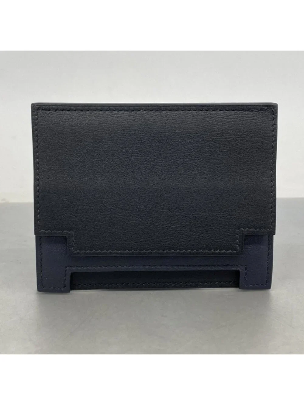 Hermes Card Case Multicolor Swift Black